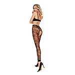 Passion 035 - Kuvioidut leggings avosukkahousut