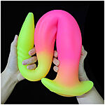 Alien Toys Colosseum - Fantasiadildo, pinkki-keltainen