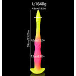 Alien Toys Colosseum - Fantasiadildo, pinkki-keltainen