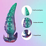 Alien Toys Green Squid - Anaalitappi h�nn�ll�