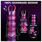 Alien Toys Monster - Fantasiadildo + munasetti