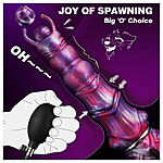 Alien Toys Monster - Fantasiadildo + munasetti