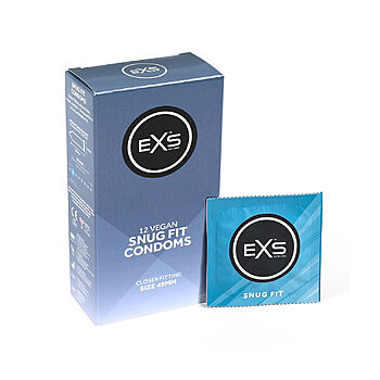 EXS Snug Fit - Kondomi, 12 kpl