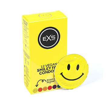 EXS Smiley Face - Kondomi, 12 kpl - kuva