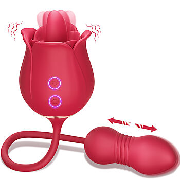 SOHIMI Rose Toy - 3 in 1 ruusuvibraattori