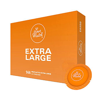 Love Match Extra Large - XL-kondomi, 144 kpl