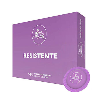 Love Match Resistente - Paksu kondomi, 144 kpl