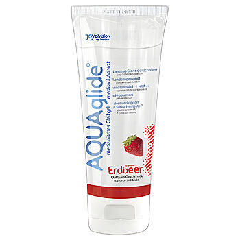Aqua Glide - Makuliukuvoide, mansikka, 100 ml