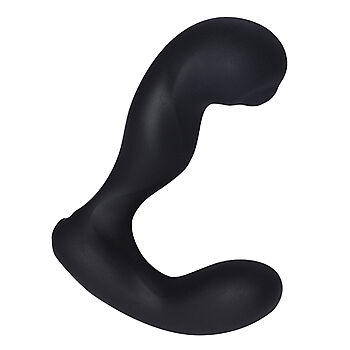 SVAKOM - Iker värisevä eturauhaskiihotin, bluetooth-ominaisuudella, kookas, anatomisesti muotoiltu, silikoninen, ladattava, musta