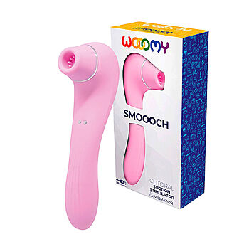Wooomy Smoooch - Klitoriskiihotin ja vibraattori, pinkki