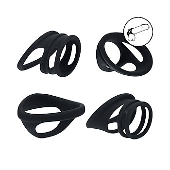 LEVELZ Set of 4 - Peniskivesrengas-setti, 4 kpl - kuva