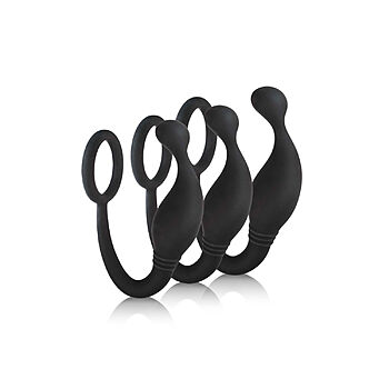 Jet Horny - Prostatastimulaattori penisrenkaalla, 3 kpl - kuva