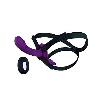 ProDuo - V&auml;risev&auml; strap-on vibraattori