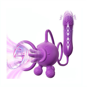 KOVIDA Octopus - Vibraattori ja imukuppikiihotin